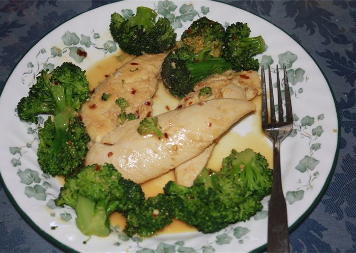 Tangy Chicken with Broccoli