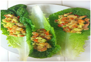 Healthy Shrimp Lettuce Wraps